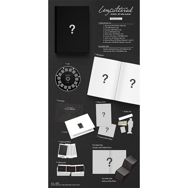 [Pre-order] Wonpil (day6) – 1st Mini Album [Unpiltered] (Online Benefit)