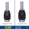 Self-Locking Tapered Tailstock Drill Chuck for CNC Lathe & Milling Machine