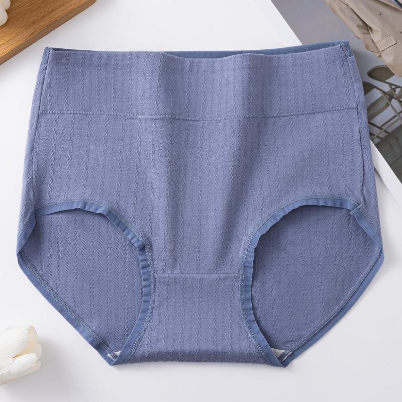 High-Waisted Cotton Antibacterial Shorts for Middle-Aged and Plus-Size Women