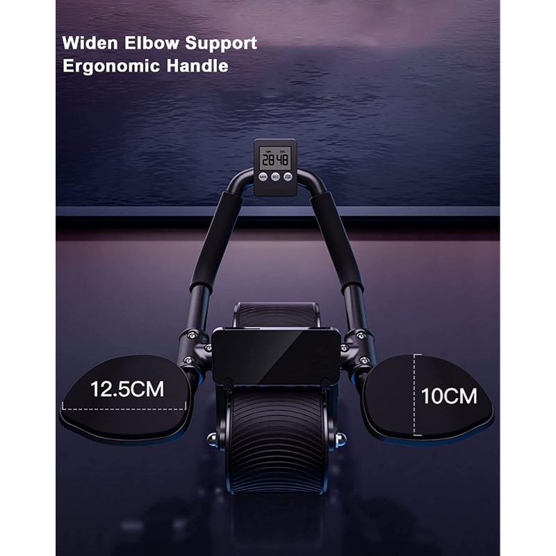 Abdominal Wheel Exercise Abdominal Muscle Fitness Equipment Automatic Rebound Abdominal Artifact Abdominal Roll Wheel Abdominal Timer