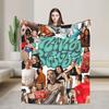 2025 Nina Chuba  Cool Blankets  Super Soft Funny Plush Throw Blanket For Couch Chair Picnic Flannel Bedspread Bed Cover