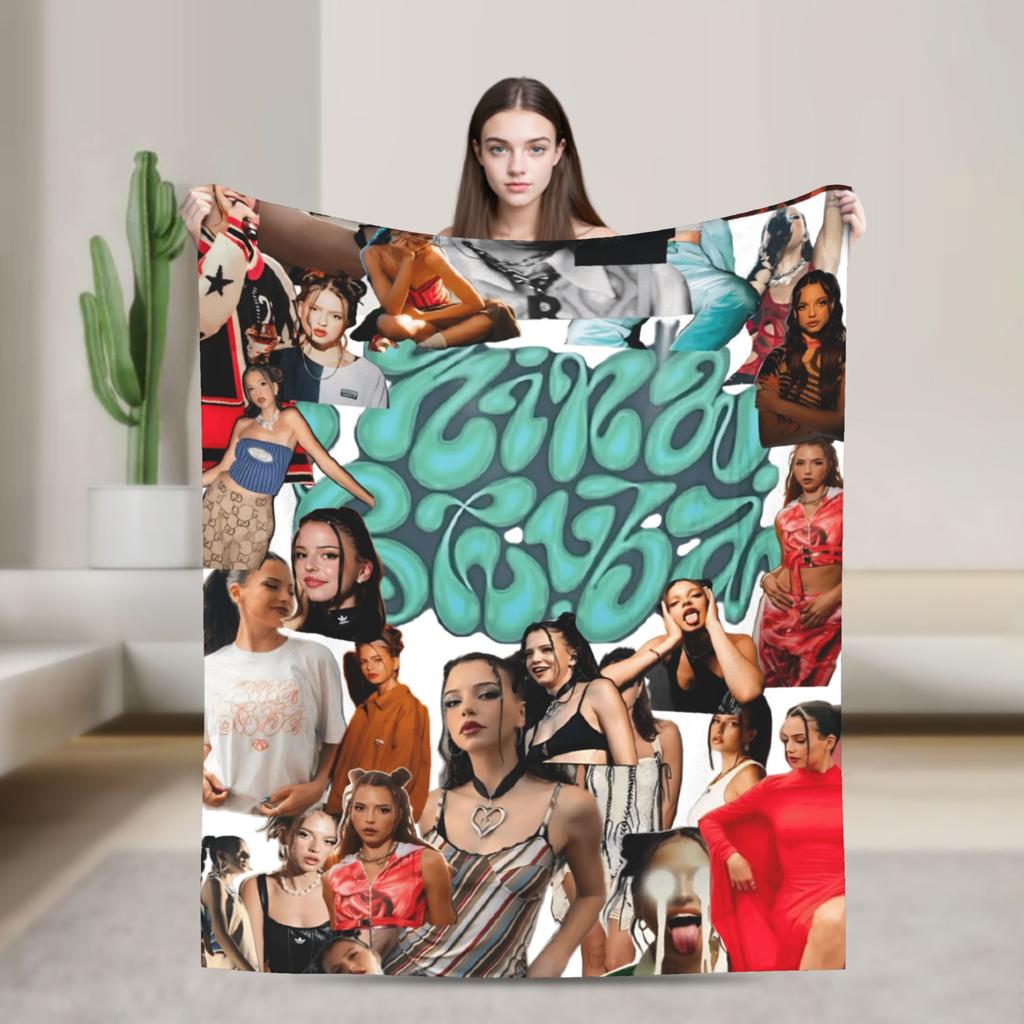 2025 Nina Chuba Cool Blankets Super Soft Funny Plush Throw Blanket For Couch Chair Picnic Flannel Bedspread Bed Cover