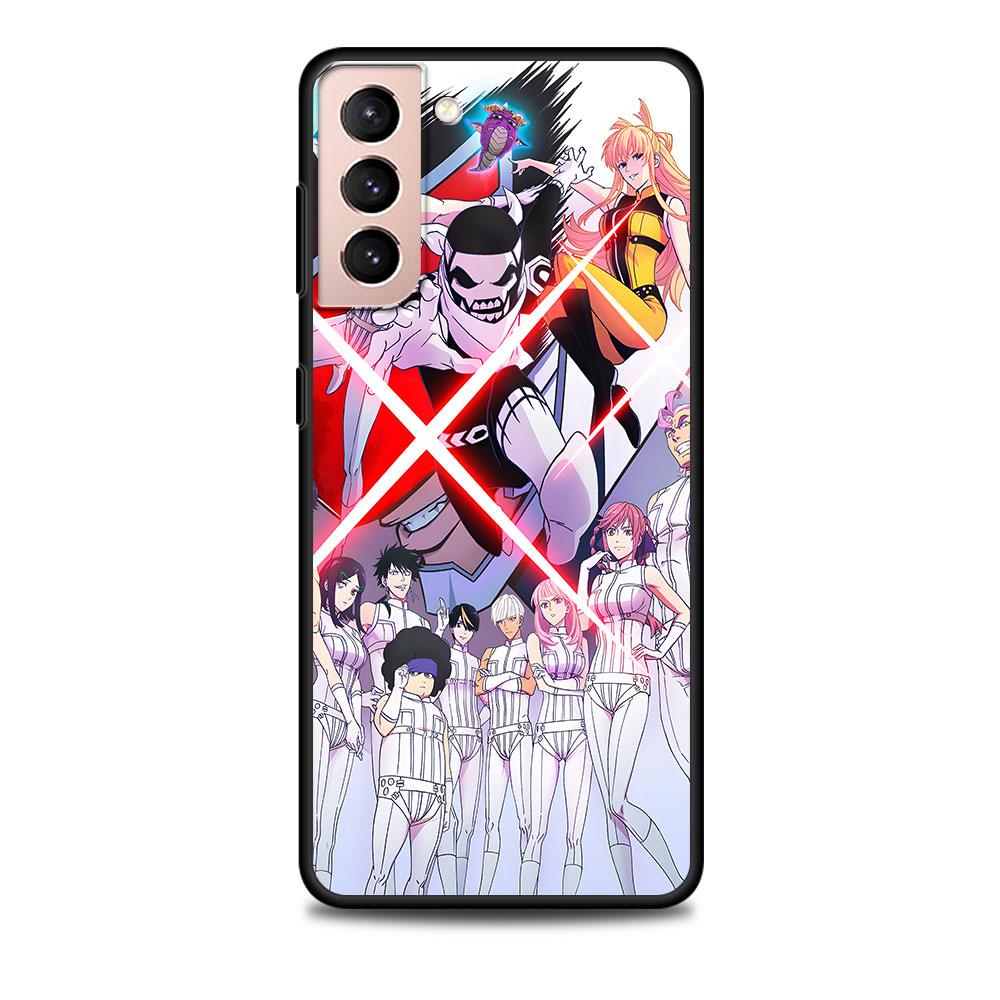 Sentai Daishikkaku Case for Samsung Galaxy S23 S10e S10 S21 FE S22 S9 S24 Ultra S20 Plus Soft Black TPU Phone Cover Bumper