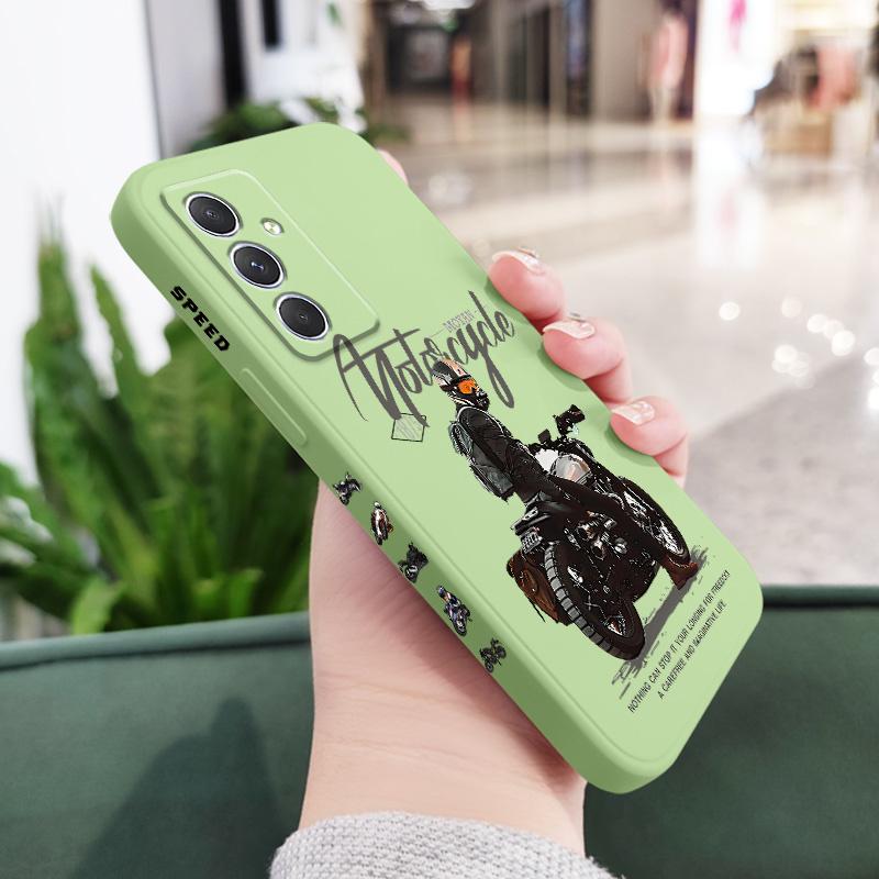 

Cool Bike Phone Case For Samsung A56 A36 A26 A55 A35 A25 A17 A16 A15 A07 A06 A05 A05S A54 A34 A24 A14 A04 A04S A04E 4G 5G Cover Samsung A06 світло-зелений колір