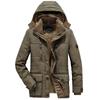 Men's Leisure Velvet Thick Warm Coat Waterproof Fleece Hooded Men Outdoor Jacket Men's Coats Hat Windbreakers Parka Men
