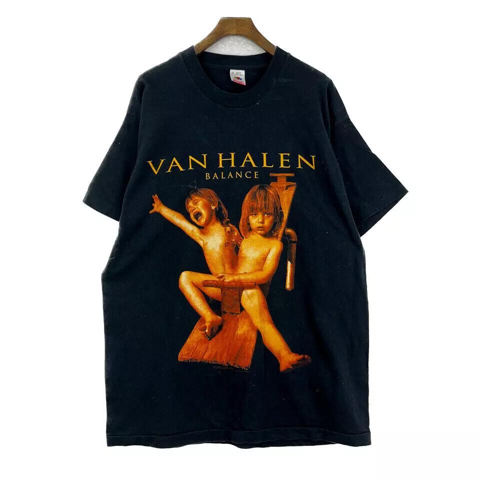 VTG 1995 Van Halen Balance Album Track List Tour  All Size S-5XL Unisex T-Shirt XXXXL