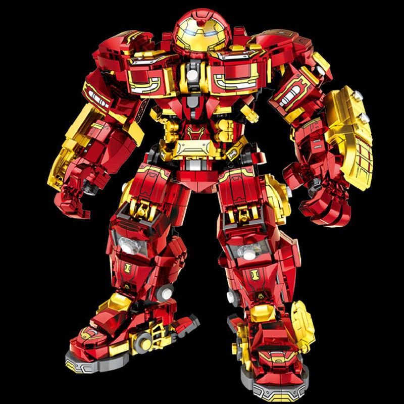 

Steel Mech Hulk Assembly Building Block Model Ornament With Joint Rotatable For Creative Kids