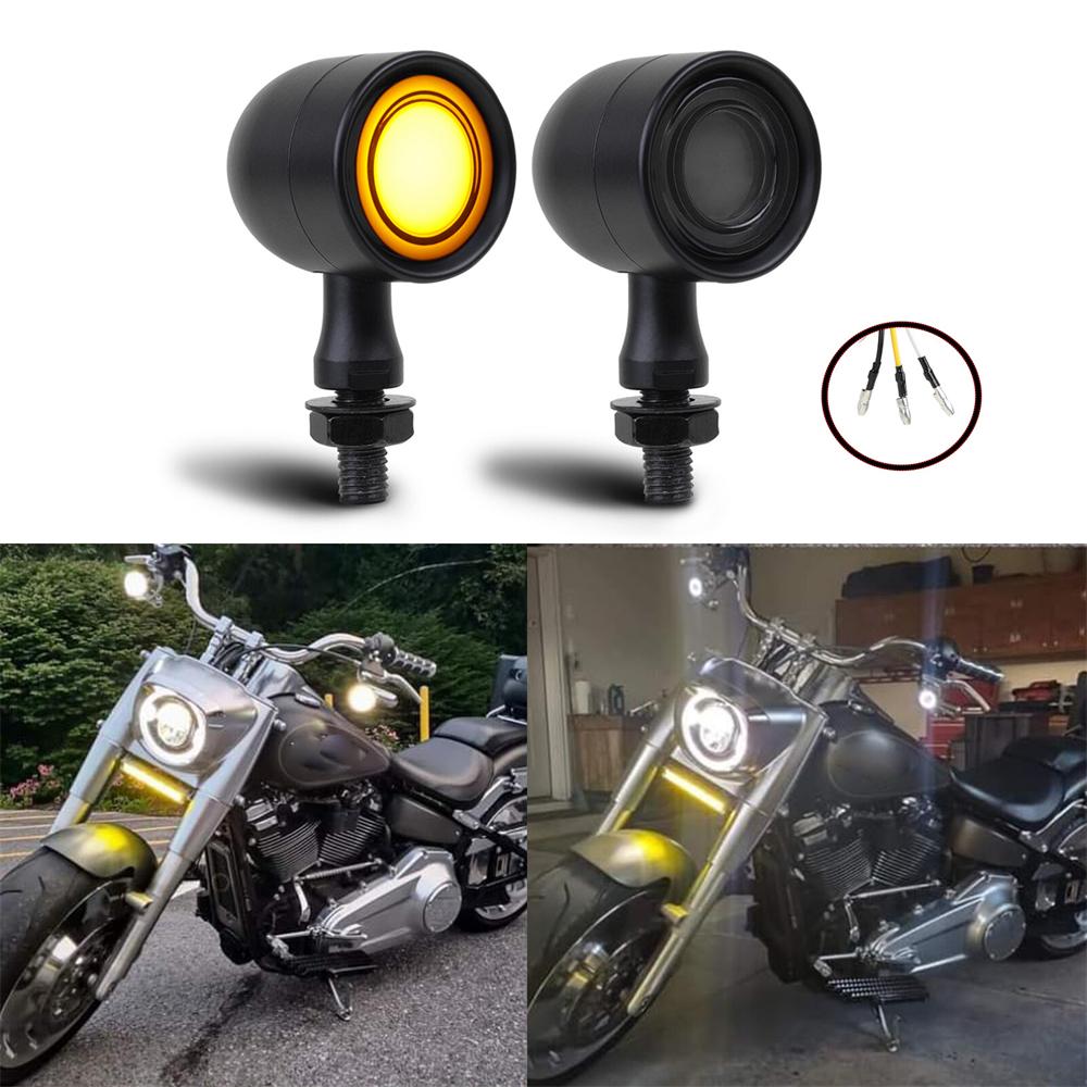 Motorcycle LED Turn Signal - Universal - Bullet Style DRL/Tail Light