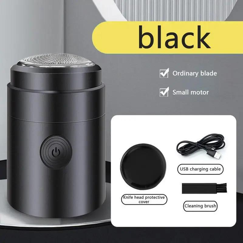 Portable Electric Razor Mini Electric Shavers for Men Travel Size Toiletries for Car Home Travel Washable Mens Electric Razor
