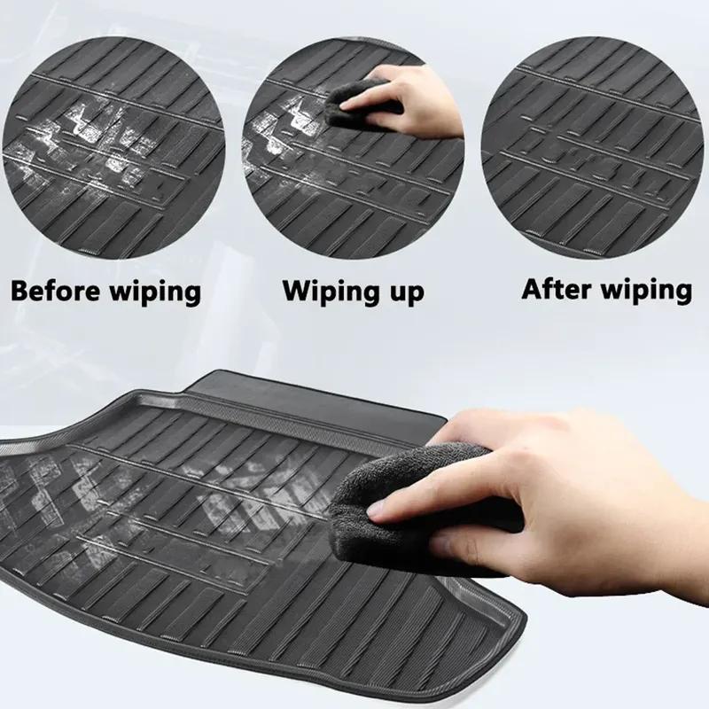 Car Trunk Mat for Changan CS55 Plus EV Nevo Q05 Saipa 441P 2020~2025 Luggage Waterproof Cargo Pad Liner Cover Carpet Accessories