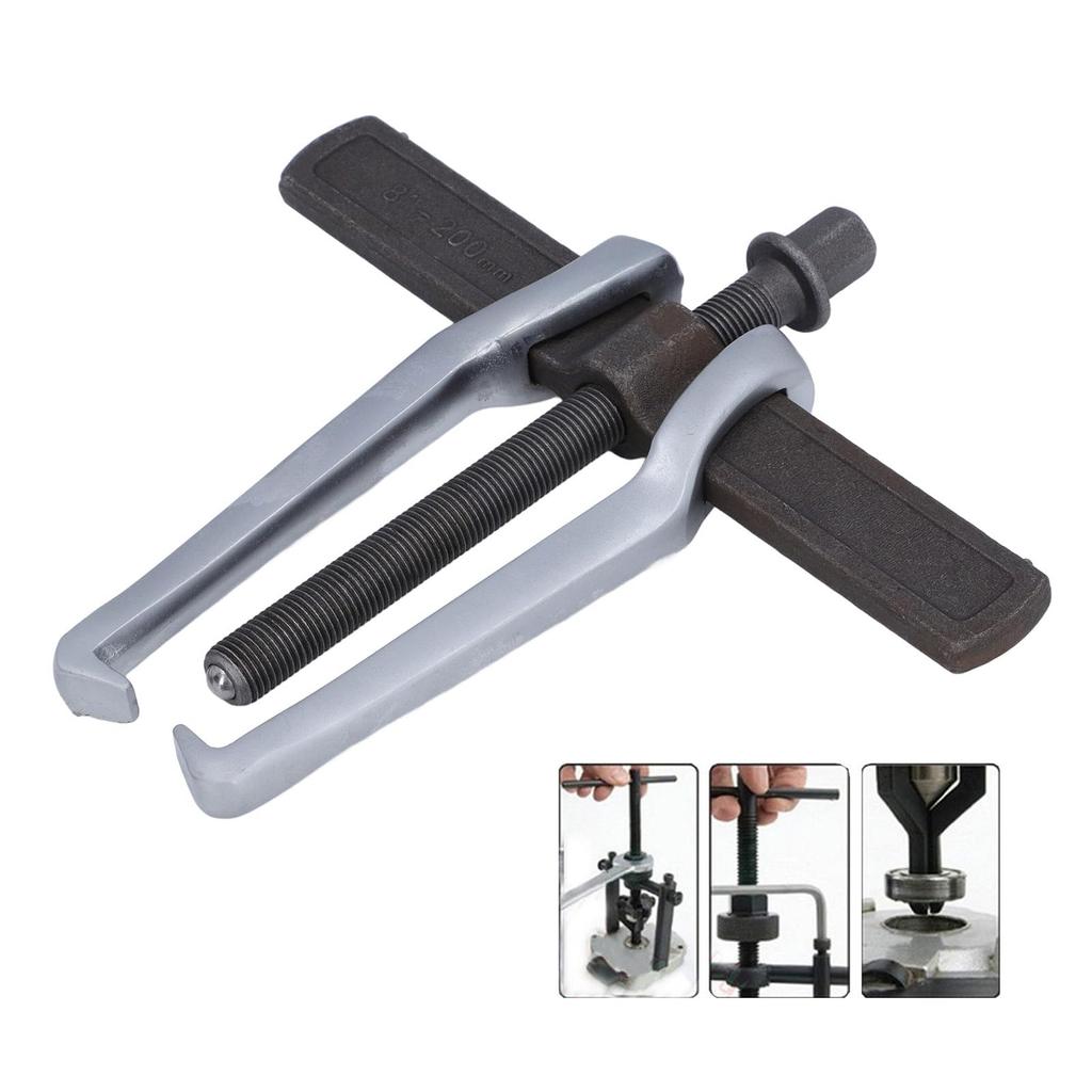 2-jaw Puller, 200mm 8 Inch, for Removing Pulley Flywheel Bearings, Small Gear Puller