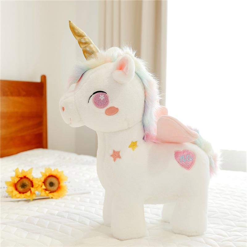 Adorable Heart Angel Unicorn Pegasus Plush Doll Gift