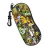 Harajuku Funny Shreks Meme Glasses Case Lightweight Zipper  Glasses Storage Box Anti-Pressure Eyewear Container