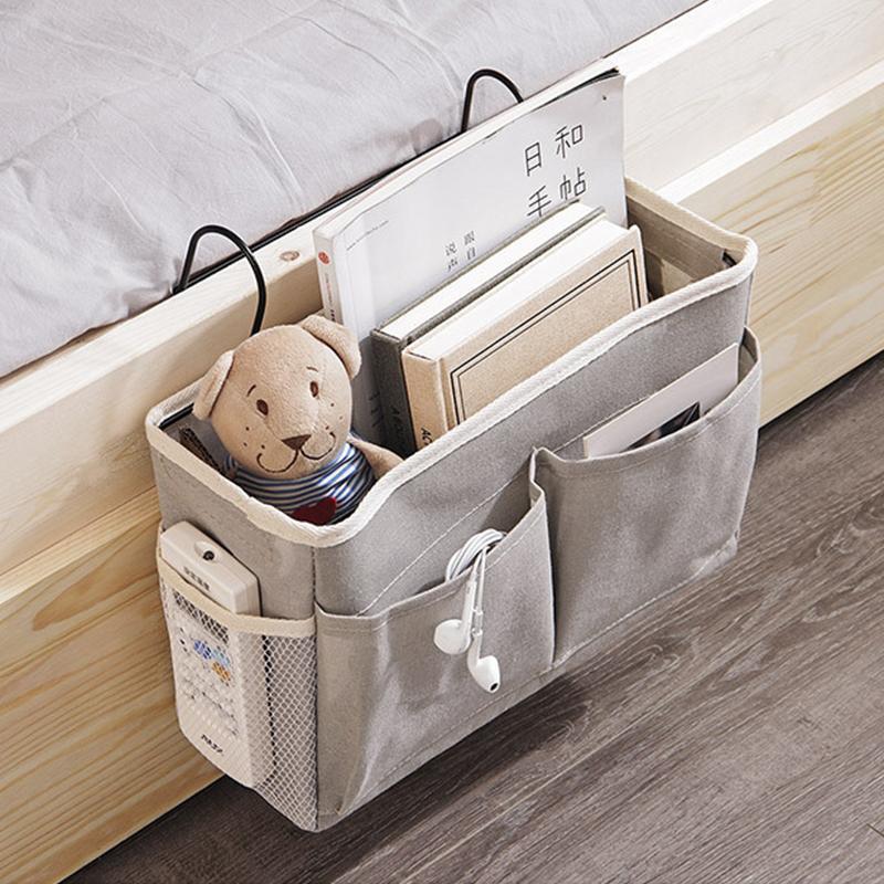 Bedside Caddying Bed Organizer Storage Bag With Pockets Pocket For Dorm Bedroom Kitchen Organization Storage Bag