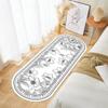 Nordic Fluffy Soft Bedroom Carpet Kids Room Bedside Rug Non-Slip Floor Mat Living Room Decoration Long Area Rug