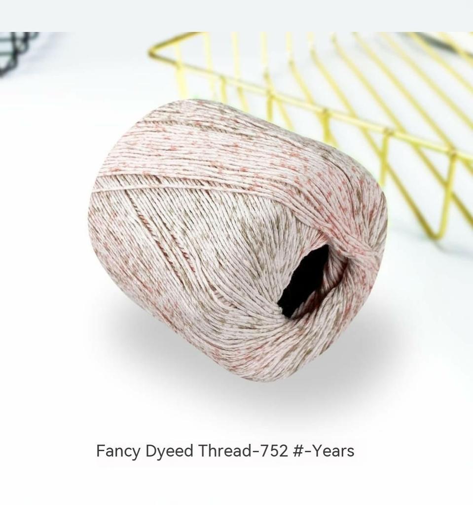 10pcs/lot Pure cotton space-dyed lace thread violent bear hand-crocheted shawl knitting fine wool