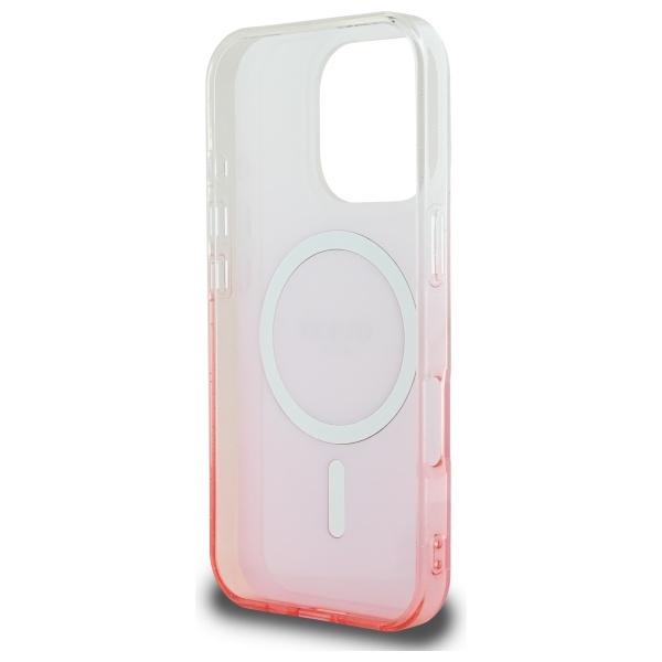 Guess Guhmp16Xhgrcelp Iphone 16 Pro Max6.9 Różowy/Pink Hardcase Iml Brokatowy Gradient Magsafe
