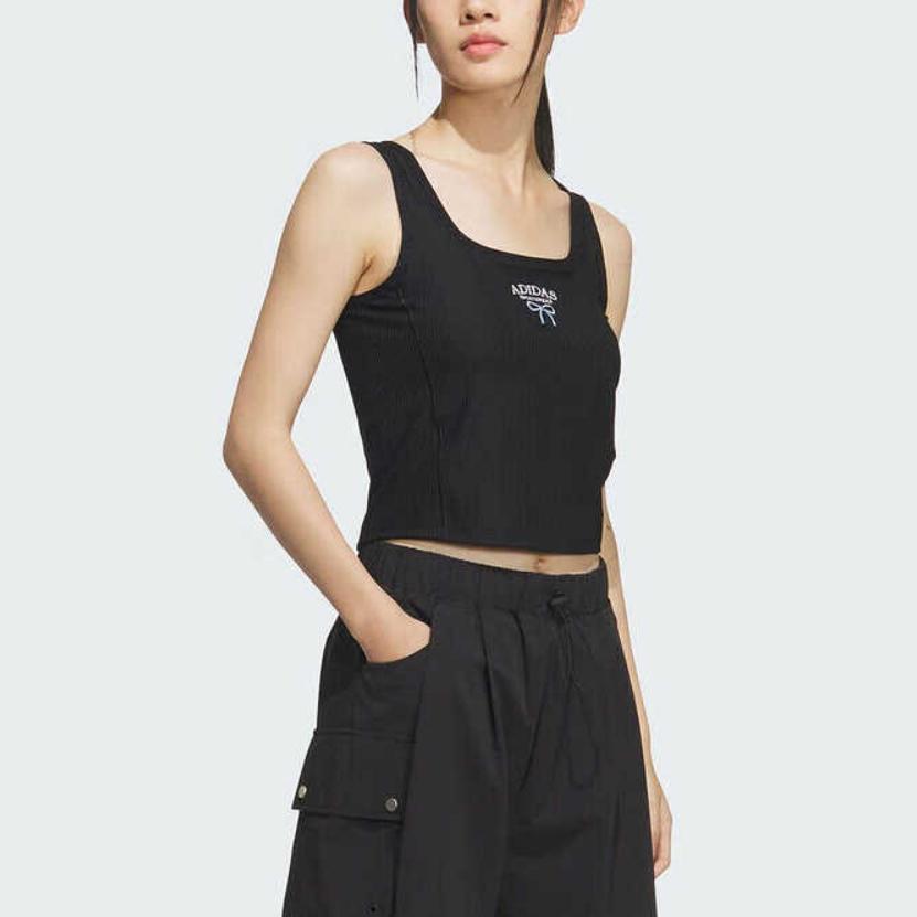 Adidas Summer Womens Sports Round Neck Vest Women tops KE5797