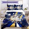 Set Lenzuola 3 Pezzi Stampato Jude Bellingham Traspirante Copripiumino con Federe Biancheria da Letto Decorativa per Camera da Letto Casa
