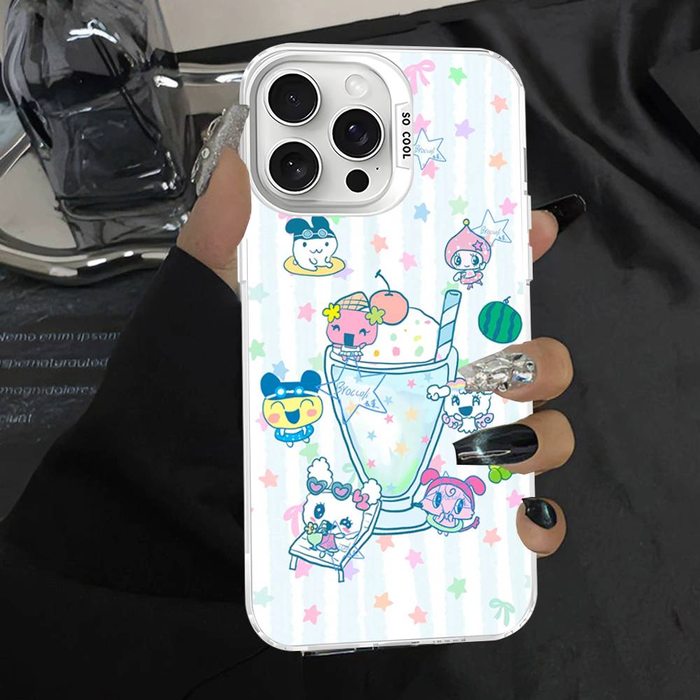 Classic T-Tamagotchi Phone Case Color Silver Shell For iPhone 17 16 15 14 13 12 11 Pro Max Plus