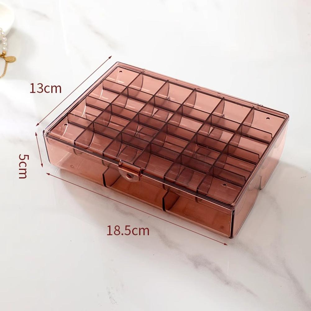 Mehrschichtige Aufbewahrung Acryl Schmuckorganizer Transparentes Acryl Praktisches Schubladensystem Leichter Zugriff Elegantes Design