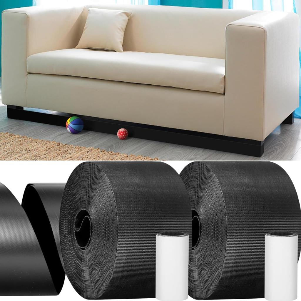 Dotcom Prime Bed Guard, Dog and Cat Gap Guard, Under Sofa, 11cm High x 6m Wide, 2 Packs