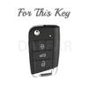 Fit For Volkswagen Vw Golf 7 Gti Mk7 R Touran Skoda Octavia 3 Superb Karoq Kodiaq Seat Leon Mk3 Ateca Tpu Auto Key Fob Cover Case