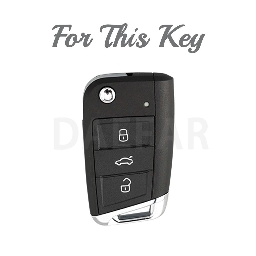 Fit For Volkswagen Vw Golf 7 Gti Mk7 R Touran Skoda Octavia 3 Superb Karoq Kodiaq Seat Leon Mk3 Ateca Tpu Auto Key Fob Cover Case