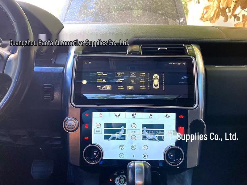Upgrade Land Rover Discovery 4's central control screen to include Android navigation, LCD climate display, and CarPlay dual-screen features.