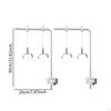 Tank Lamp Holder Aquarium Bracket Easy Installation, Aluminum Alloy Sturdy Light Riser Stand,