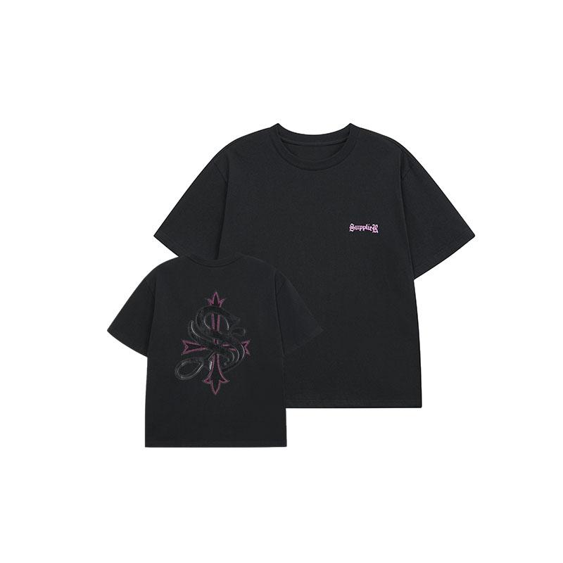 

2026 Supplier Simple summer fashion Unisexs with creative letter design and Comfortable and loose Unisexs and Womens Tshirts S