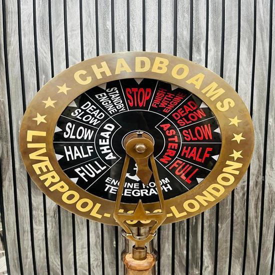 Brass Engine Room Telegraph Nautical Maritime 88.9 Cm Gift Item Wedding Anniversary Birthday Home Office Decor