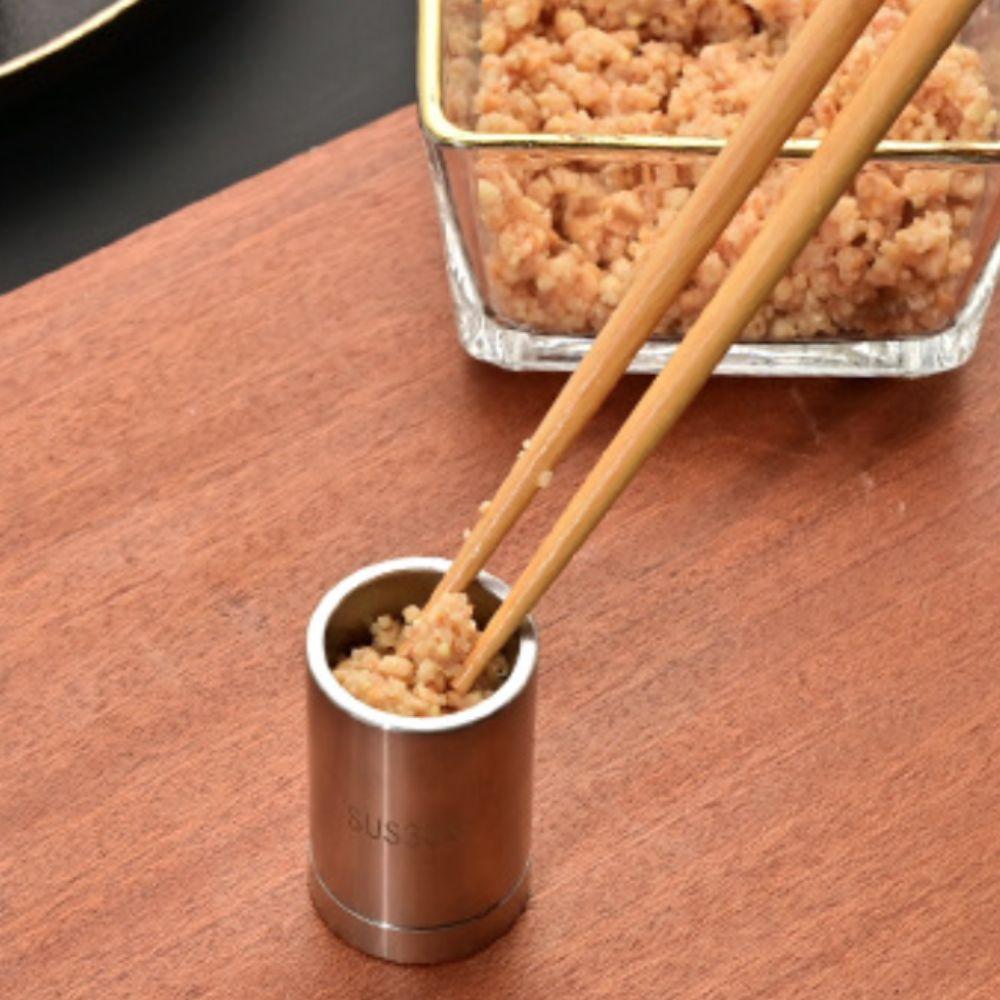 Stainless Steel Glutinous Rice Ball Stuffing Mold Easy-release Mold Detachable Glutinous Rice Ball Stuffing Maker DIY Efficient
