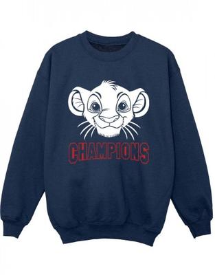 Boys The Lion King Simba Face Champion Sweatshirt