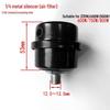 Leiser ölfreier Luftkompressor Schalldämpfer: 1/2" & 1/4" Hochdruck-Vakuumpumpen-Filterelement-Zubehör.
