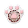 Cute With Lanyard Cat Paw Fan Rechargeable Summer Gift Mini Handheld Fan Desk Fan Travel