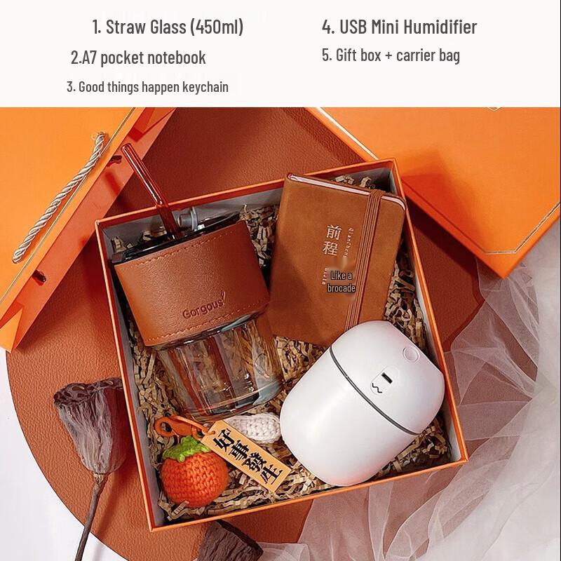 Commemorative Glass Cup Gift Set