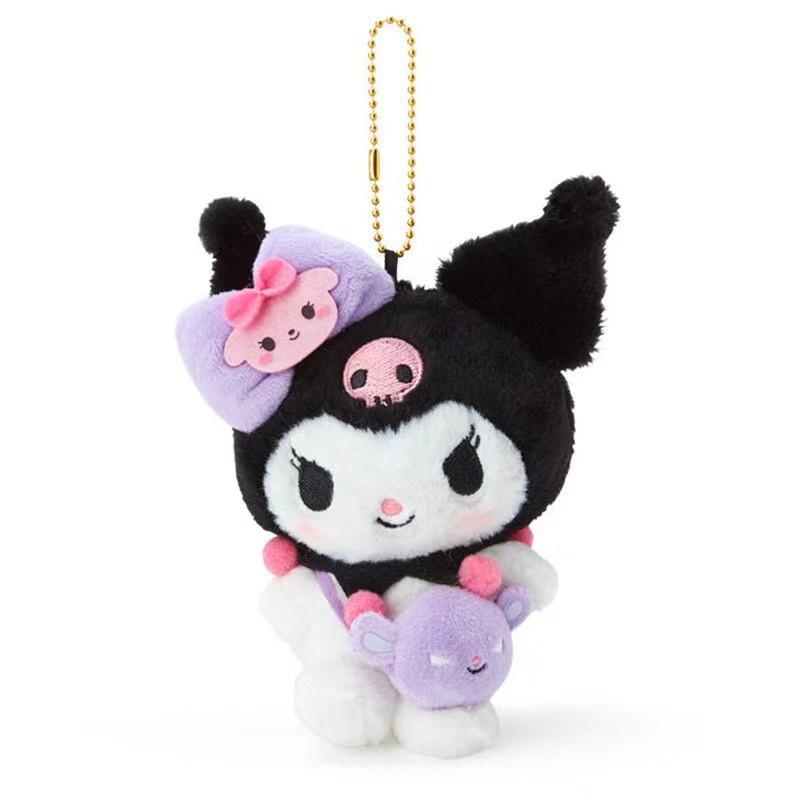 Cute Amine Characters Kurom Melody Plush Toys Stuffed Animals Small Plush Keychains Christmas Birthday Gift