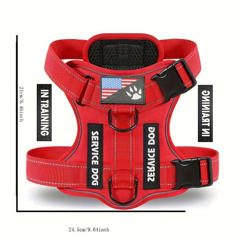 New large dog tactical chest strap vest thickened anti-explosion and reflective adjustable without neck restraint