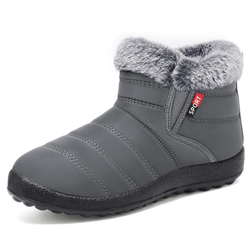 Cotton Shoes Women's Winter Fluffy Shoes TEMU Snow Boots Thickened Velvet Shoes Warm Women's Boots Cotton Boots