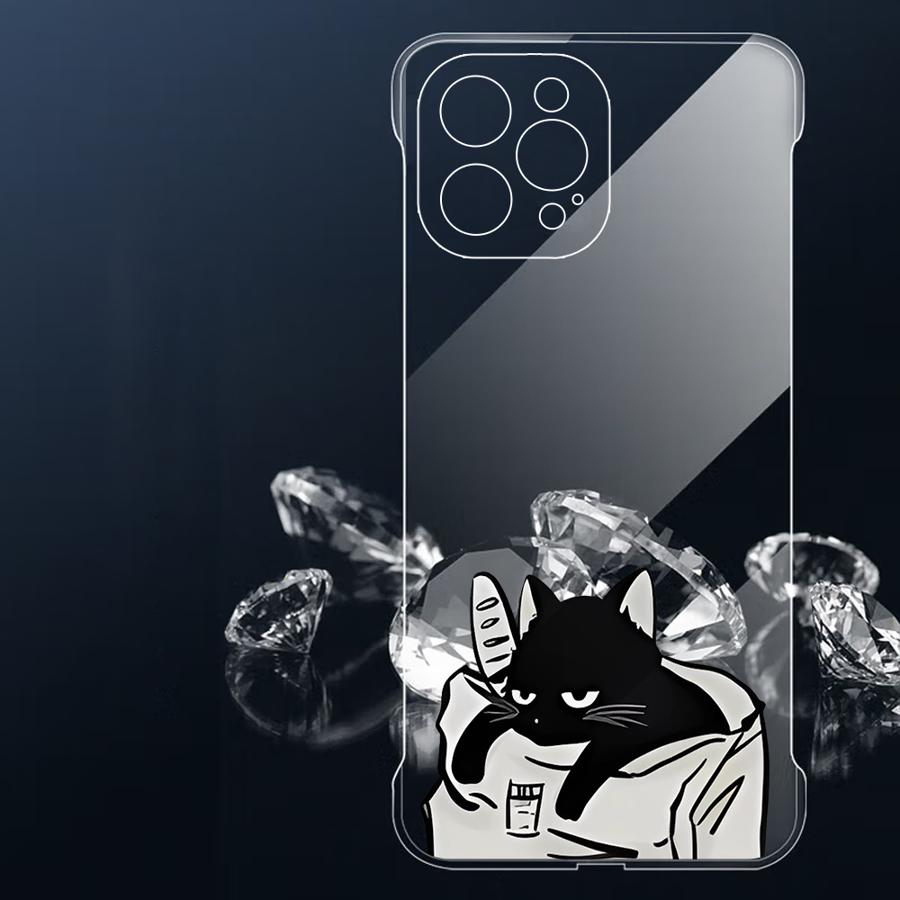 Bread Cat Phone Case for Apple iPhone 15 16 Pro Max 13 14 Plus 12 11 Pro plus Matte