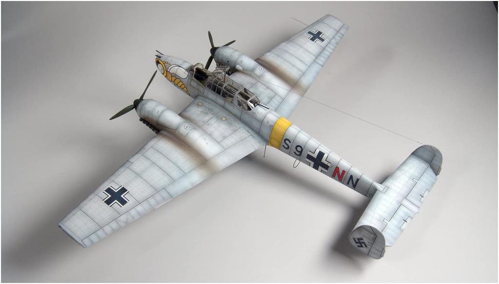 Eduard 1/72 Profipack German Air Force Messerschmitt Bf110E Plastic Model Kit EDU7083