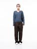 Chaenseseunoi Soft Cable V-Neck Knit - Blue /W243Tp02Bl