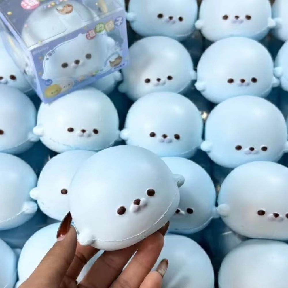 Slow Rising Seal Squeeze Toys Soft Texture Seal Fidget Toy Sensory Toy Seal Squishy Toy Office Use