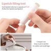 Twist Up Lip Balm Tube Plastic Empty Lipstick Tube DIY Lipstick Making Kit with Filling Trays Spatula Lip Gloss Balm Container