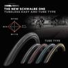 SCHWALBE [Genuine] Schwalbe One TUBE Type 20x1 1/8 Clincher Wire Bead 11158993 [Road/All-Round] Black