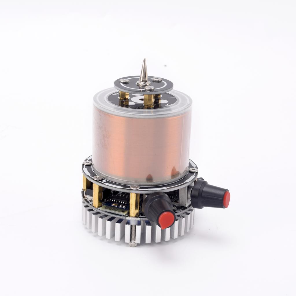 Multifunctional Tesla Coil Module Wireless BT Music Player Plasma Artificial Lightnings Power Adjustable Frequency