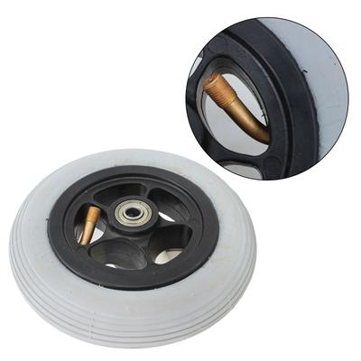 Roue avant 6 pouces Pneu gris pour fauteuil roulant électrique Ottobock Installation facile