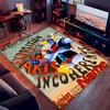 Custom personalization UFO Robo Grendizer Print Area Rug - Soft, Washable Non-Slip Indoor Mat,Living Room,Home&Office Decorative Rug