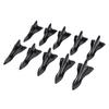 10 Pieces Air Generator Fin for Car Spoiler Roof Wing Increases and Performance Decreases Turbulence